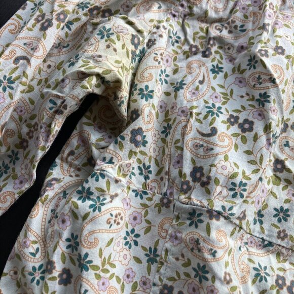 Bluenotes stretch Long sleeve size large floral print Y2K - Picture 7 of 7